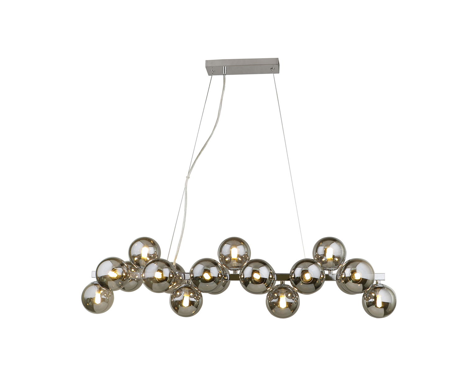 NLCB - Kugel 19 Light Bar Pendant Smoked Glass 1 NLCB - Kugel 19 Light Bar Pendant Smoked Glass