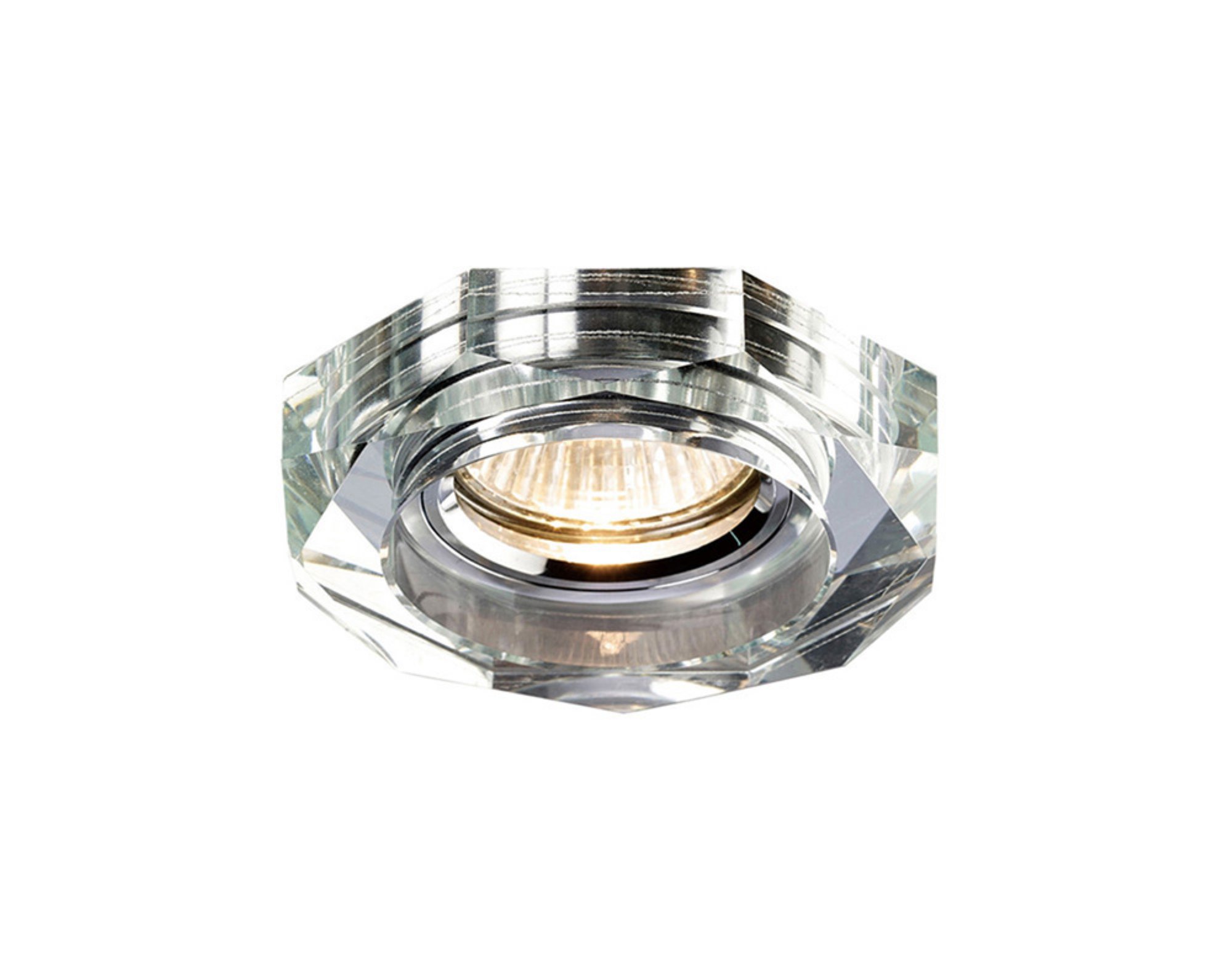 Diyas IL30823CH Crystal Downlight Deep Hexagonal Rim Only Clear, IL30800 Required To Complete The Item 1 Diyas IL30823CH Crystal Downlight Deep Hexagonal Rim Only Clear, IL30800 Required To Complete The Item
